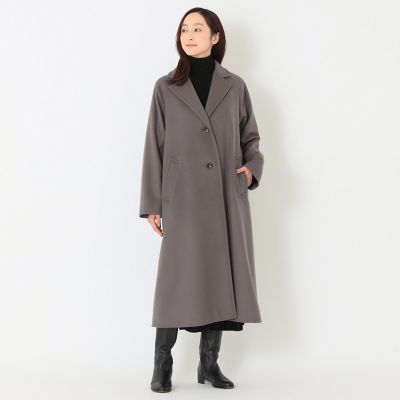 ウールビーバー ベルテッドロングコート | SANYOCOAT (Women)/サンヨー