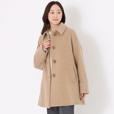【新品タグ付】SANYOCOATエアージーロンラム ショートコート エアージーロンラム ショートコート(コート)｜SANYOCOAT(サンヨー