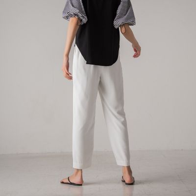 センターラインストレートパンツ≪手洗い可能≫