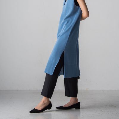 センターラインストレートパンツ≪手洗い可能≫
