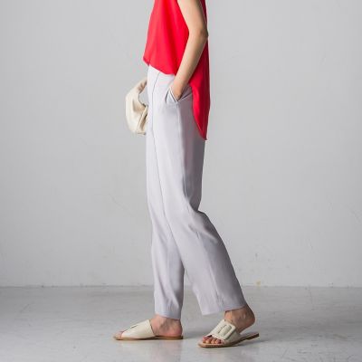 センターラインストレートパンツ≪手洗い可能≫