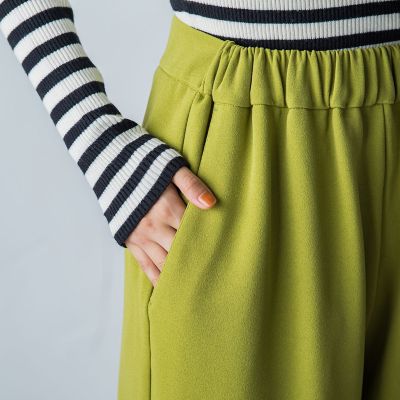 ノンストレスウエストギャザーバレルパンツ≪洗濯機で洗える≫