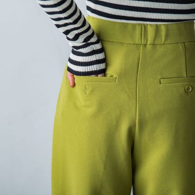 ノンストレスウエストギャザーバレルパンツ≪洗濯機で洗える≫