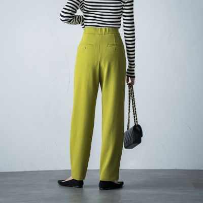 ノンストレスウエストギャザーバレルパンツ≪洗濯機で洗える≫