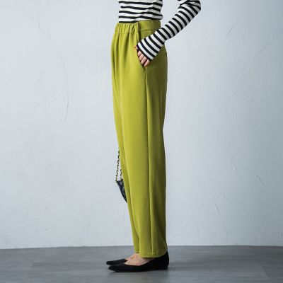 ノンストレスウエストギャザーバレルパンツ≪洗濯機で洗える≫