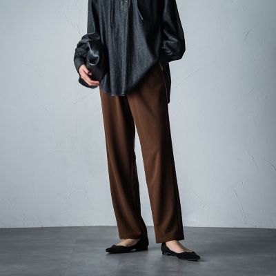 ノンストレスウエストギャザーバレルパンツ≪洗濯機で洗える≫