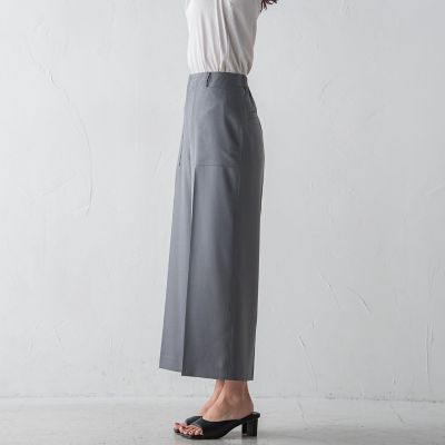 ベイカーワイドクロップトパンツ≪洗濯機で洗える≫