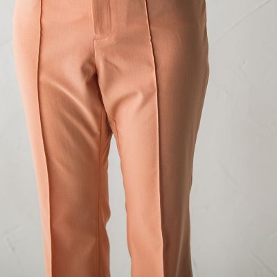 センターラインフレアパンツ≪洗濯機で洗える≫