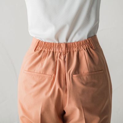 センターラインフレアパンツ≪洗濯機で洗える≫