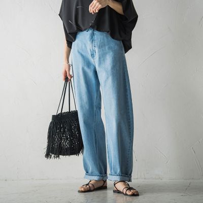 カーブデニムパンツ≪洗濯機で洗える≫ | ファッション・服 | 三越 