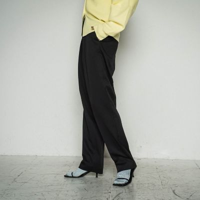 きれいめバレルパンツ≪セットアップ対応／手洗い可能≫