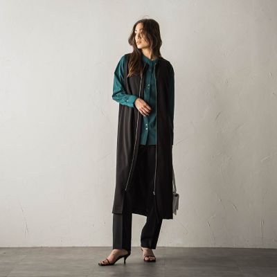 きれいめバレルパンツ≪セットアップ対応／手洗い可能≫
