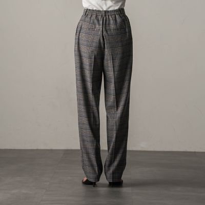 きれいめバレルパンツ≪セットアップ対応／手洗い可能≫