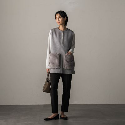 メイソングレイ【 叶えるパンツSOPHIAセンターシームテーパードパンツ MAYSON GREY（メイソングレイ）の「【2022AW 叶えるパンツ