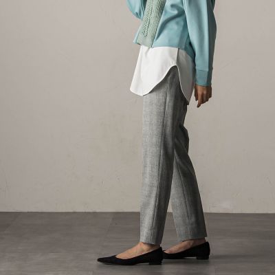 メイソングレイ【 叶えるパンツSOPHIAセンターシームテーパードパンツ MAYSON GREY（メイソングレイ）の「【2022AW 叶えるパンツ