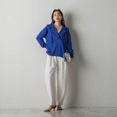 ツータックカーブパンツ≪手洗い可能≫