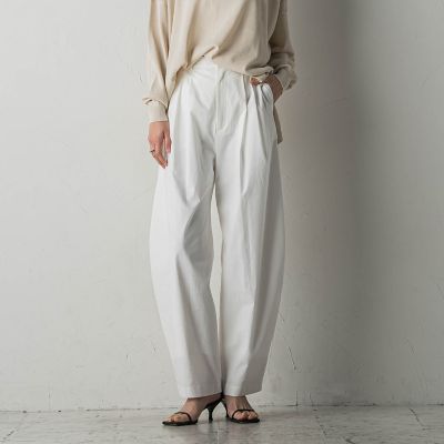 ツータックカーブパンツ≪手洗い可能≫