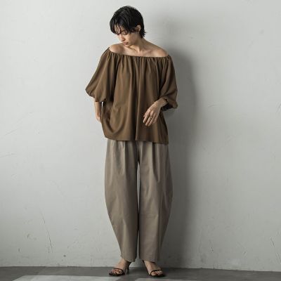ツータックカーブパンツ≪手洗い可能≫