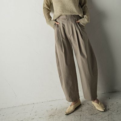 ツータックカーブパンツ≪手洗い可能≫