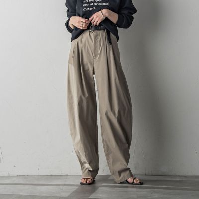 ツータックカーブパンツ≪手洗い可能≫