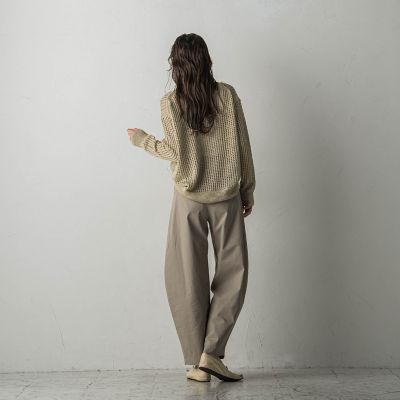 ツータックカーブパンツ≪手洗い可能≫