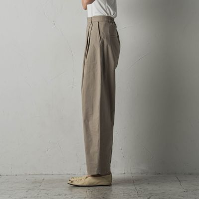 ツータックカーブパンツ≪手洗い可能≫