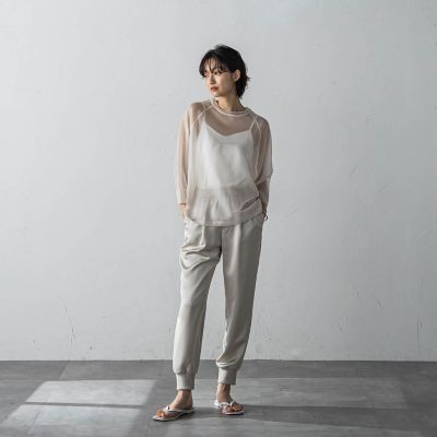 サテンジョガーパンツ≪洗濯機で洗える≫ | MAYSON GREY（Women