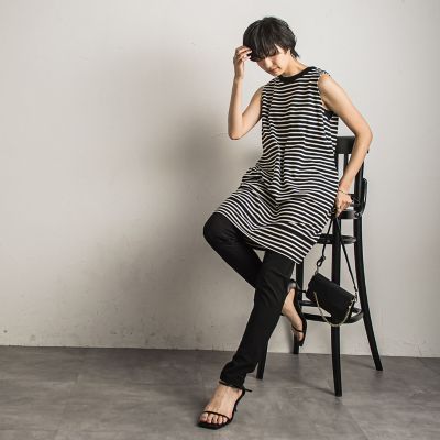 ストレッチナローパンツ≪洗濯機で洗える≫