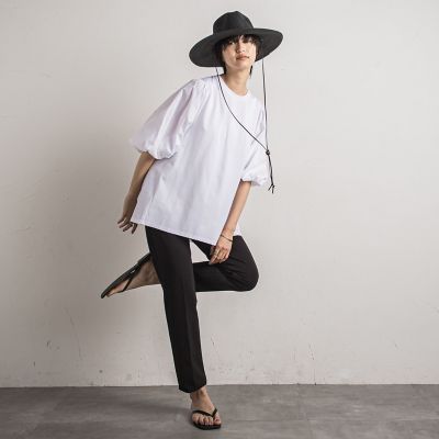 ストレッチナローパンツ≪洗濯機で洗える≫