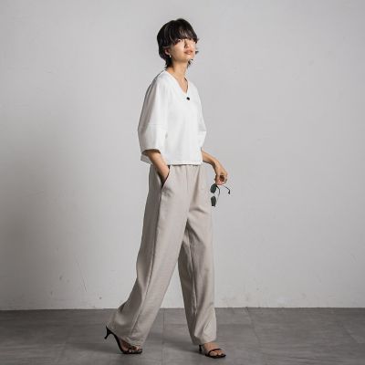 【ＷＥＢ限定】オックスフォードイージーパンツ≪手洗い可能≫