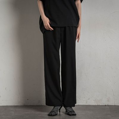 ウェザーストレッチリラックスワイドパンツ≪洗濯機で洗える≫