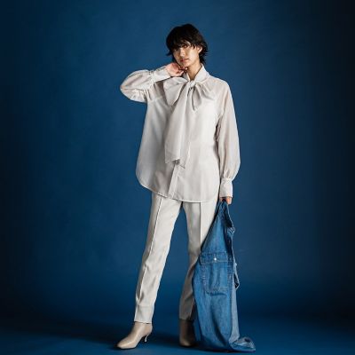 【カタログ掲載】２４ＡＷストレッチテーパードパンツ≪手洗い可能≫