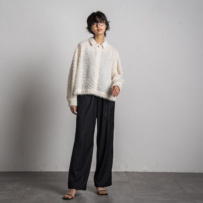 ダブルウエストワイドパンツ≪手洗い可能≫