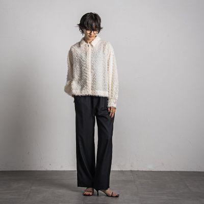 ダブルウエストワイドパンツ≪手洗い可能≫