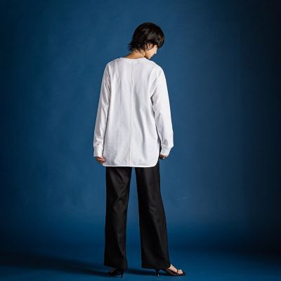 ダブルウエストワイドパンツ≪手洗い可能≫