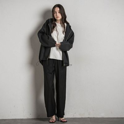 ダブルウエストワイドパンツ≪手洗い可能≫