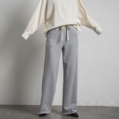 【カタログ掲載】スウェットワイドストレートパンツ≪手洗い可能≫