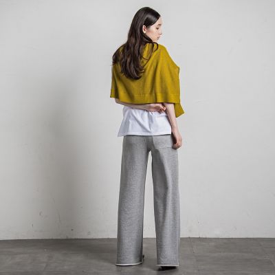 【カタログ掲載】スウェットワイドストレートパンツ≪手洗い可能≫