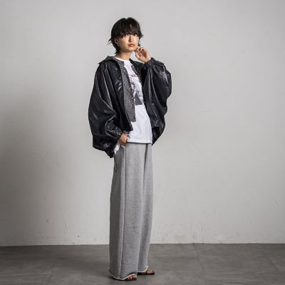 【カタログ掲載】スウェットワイドストレートパンツ≪手洗い可能≫