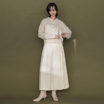 プリーツキュロットパンツ