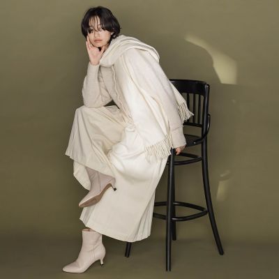 プリーツキュロットパンツ