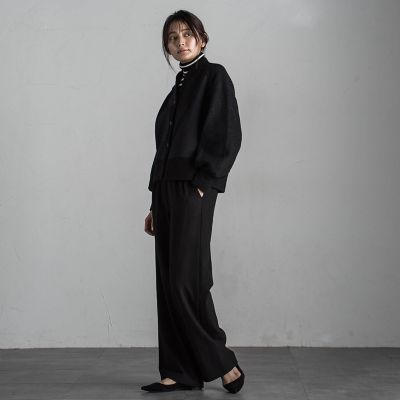 【新色追加】サーモサキソニーイージーワイドパンツ≪洗濯機で洗える≫