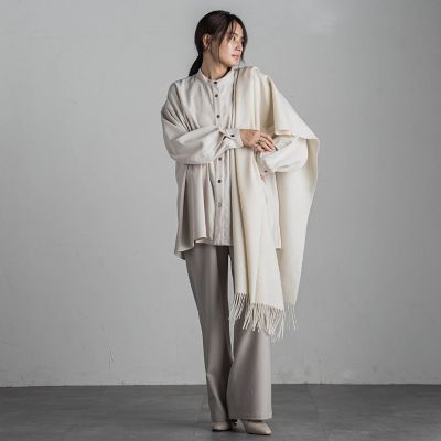 【新色追加】サーモサキソニーイージーワイドパンツ≪洗濯機で洗える≫