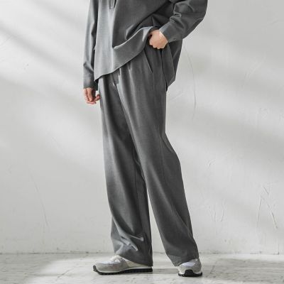 【新色追加】サーモサキソニーイージーワイドパンツ≪洗濯機で洗える≫
