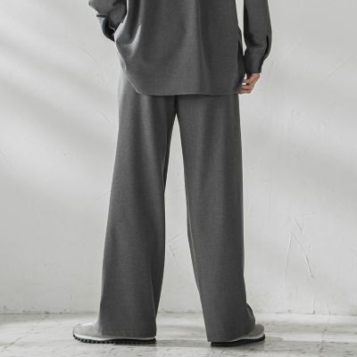 【新色追加】サーモサキソニーイージーワイドパンツ≪洗濯機で洗える≫