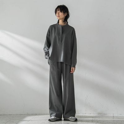 【新色追加】サーモサキソニーイージーワイドパンツ≪洗濯機で洗える≫