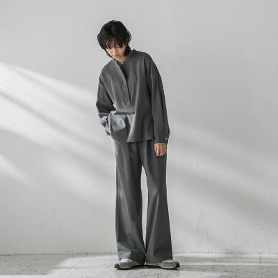 【新色追加】サーモサキソニーイージーワイドパンツ≪洗濯機で洗える≫