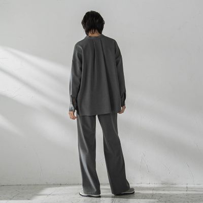 【新色追加】サーモサキソニーイージーワイドパンツ≪洗濯機で洗える≫