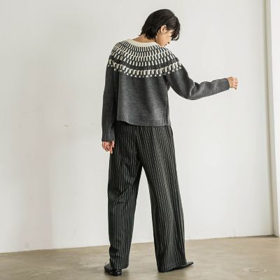 圧縮アソートリラックスワイドパンツ≪手洗い可能≫
