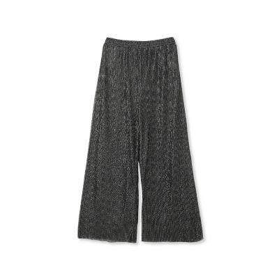 【ＷＥＢ限定】シアーラメプリーツパンツ≪洗濯機で洗える≫